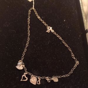 Silpada Gold Heart Charm Bracelet